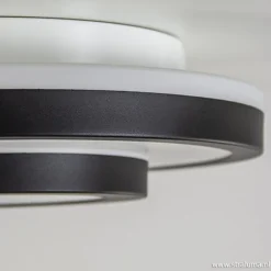 Straluma Plafonnière Master 435 zwart/glas IP44><noscript><img width=