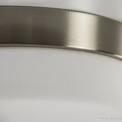 Straluma Plafonnière nikkel/opaal 18cm 3-st.dim.><noscript><img width=