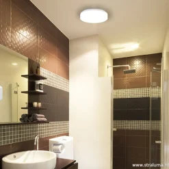 Straluma Plafonnière wit 22cm led 3000k IP44><noscript><img width=