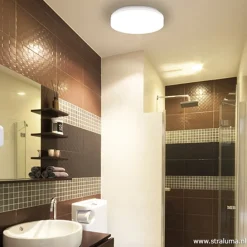 Straluma Plafonnière wit 27cm led 3000k IP44><noscript><img width=