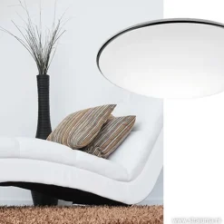 Straluma PlafonnièreArt rond chroom 30 cm><noscript><img width=