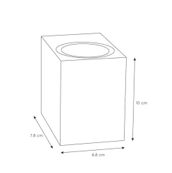 Straluma Rechthoekige buitenlamp downlighter mat wit><noscript><img width=