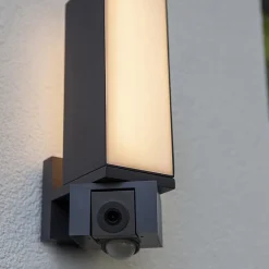 Straluma Rechthoekige LED buitenlamp met camera en bewegingssensor> Wandlampen|Buitenlampen