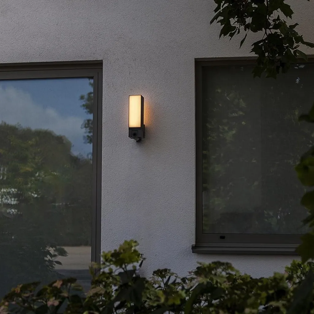 Straluma Rechthoekige LED buitenlamp met camera en bewegingssensor> Wandlampen|Buitenlampen