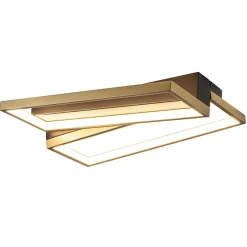 Straluma Rechthoekige LED plafondlamp zwart goud design> Plafondlampen|LED Plafondlampen