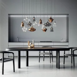 Straluma Retro design hanglamp smoke glas met LED><noscript><img width=