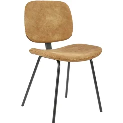 Straluma Retro moderne eetkamerstoel van imitatieleer> Eetkamerstoelen