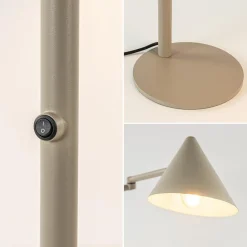 Straluma Retro tafellamp met kap verstelbaar zand><noscript><img width=