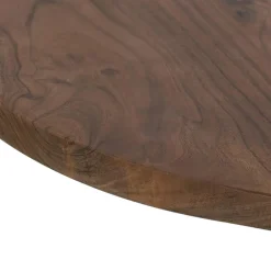 Straluma Ronde eettafel acacia hout met zwarte poot Bicoca><noscript><img width=