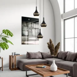 Straluma Ronde 3-lichts hanglamp mat zwart met goud><noscript><img width=