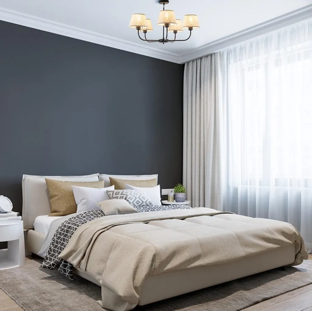 Straluma Ronde plafondlamp 5-lichts zwart met taupe kapjes> Keukenverlichting|Eetkamerverlichting