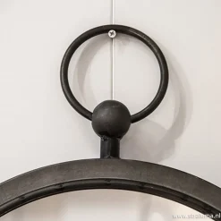 Straluma Ronde spiegel zink/grijs groot 46 cm><noscript><img width=