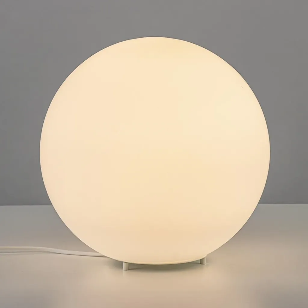 Straluma Ronde tafellamp opaal glas 30 cm> Tafellampen|Retro Verlichting