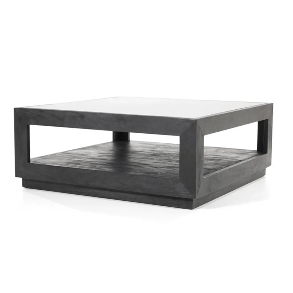 Straluma Salontafel Liam 95x95x35 cm -zwart> Salontafels