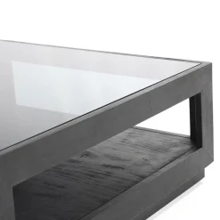 Straluma Salontafel Liam 95x95x35 cm -zwart><noscript><img width=