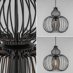 Straluma Scandinavische draad hanglamp mat zwart><noscript><img width=