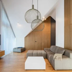 Straluma Scandinavische draad hanglamp mat zand 50 cm><noscript><img width=