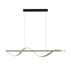 Straluma Smart hanglamp antraciet/goud inclusief remote> Hanglampen|Smart lampen