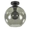 Straluma Smoke glazen plafondlamp globe 25 cm> Woonkamerlampen|Slaapkamerlampen