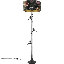 Straluma Staande lampvoet Branch zwart z/kap> Vloerlampen|Lampenvoeten