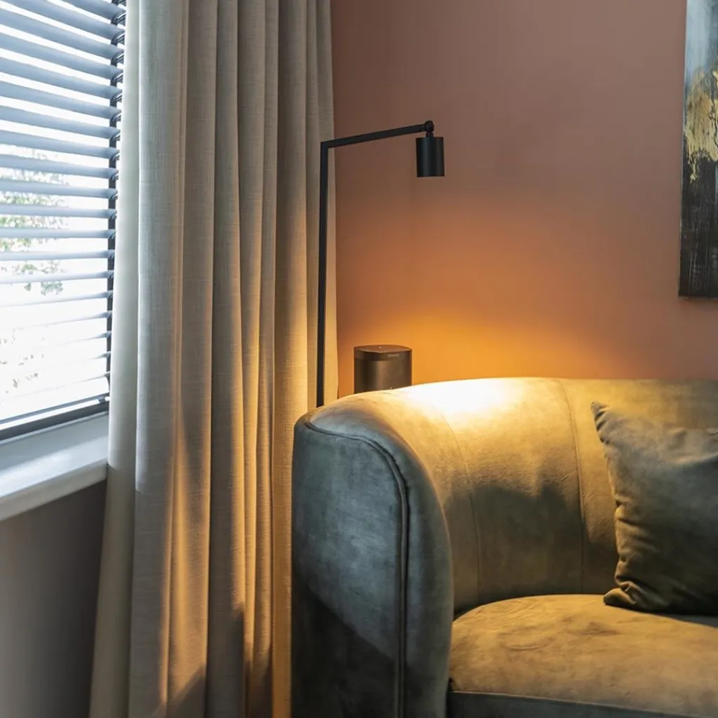 Straluma Staande leesspot Bounce zwart> Leeslampen|Woonkamerlampen