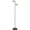 Straluma Staande leesspot 2L Bounce zwart/goud> Vloerlampen|Klassieke Verlichting