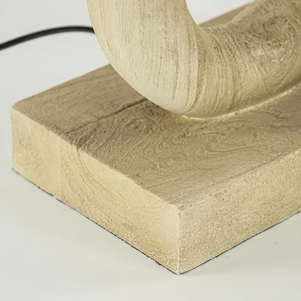 Straluma Stoere lampvoet hout naturel Light and Living> Tafellampen|Lampenvoeten