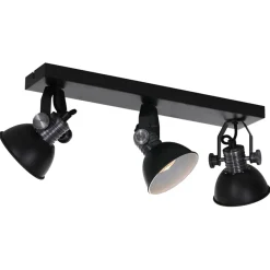 Straluma Stoere 3-lichts plafondspot GU10 inclusief LED> Plafondlampen|Opbouwspots