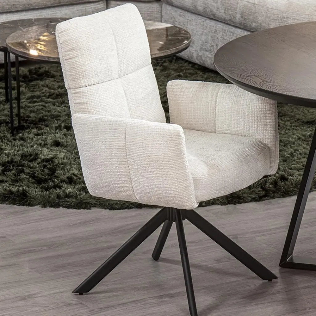 Straluma Stoffen eetkamerstoel met return-system> Eetkamerstoelen