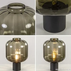 Straluma Strak klassieke tafell. met zwart glas><noscript><img width=