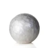 Straluma Tafellamp ball 30 cm rond creme schelpen> Schelpenlampen|Woonkamerlampen