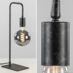 Straluma Tafellamp basic gunmetal> Tafellampen|Industriële Verlichting