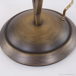 Straluma Tafellamp Capri brons/Glas> Nachtkastlampen|Woonkamerlampen