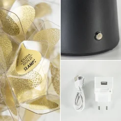 Straluma Tafellamp Clizia Mama Non Mama goud/zwart oplaadbaar><noscript><img width=