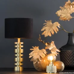 Straluma Tafellamp Desley voet z/kap matgoud><noscript><img width=