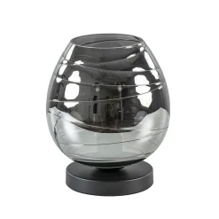 Straluma Tafellamp Fantasy laag zwart + smoke glas> Tafellampen|Industriële Verlichting