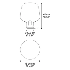 Straluma Tafellamp Flar medium champagne/honey><noscript><img width=
