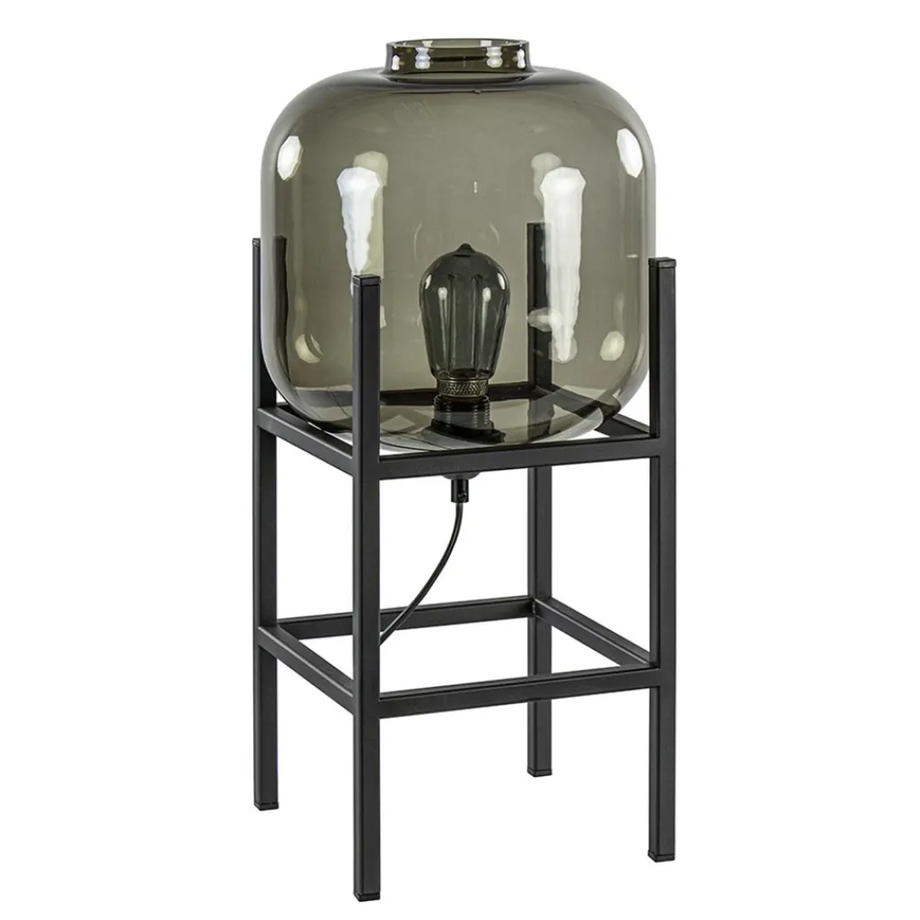 Straluma Tafellamp Lett frame zwart/smoke glas> Tafellampen|Design Verlichting