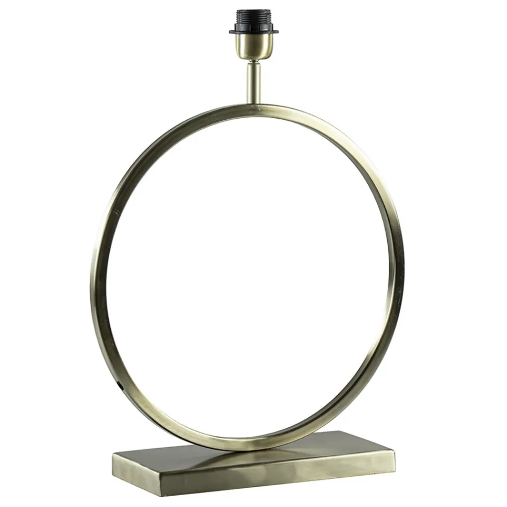 Straluma Tafellamp Liva licht goud exclusief kap L&L> Tafellampen|Lampenvoeten