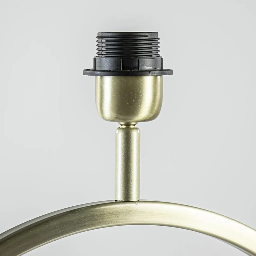 Straluma Tafellamp Liva licht goud exclusief kap L&L> Tafellampen|Lampenvoeten