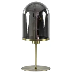 Straluma Tafellamp Maverick antiek brons met smoke glas> Tafellampen|Light and Living