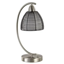 Straluma Tafellamp met zwarte draad kap> Draadlampen|Woonkamerlampen