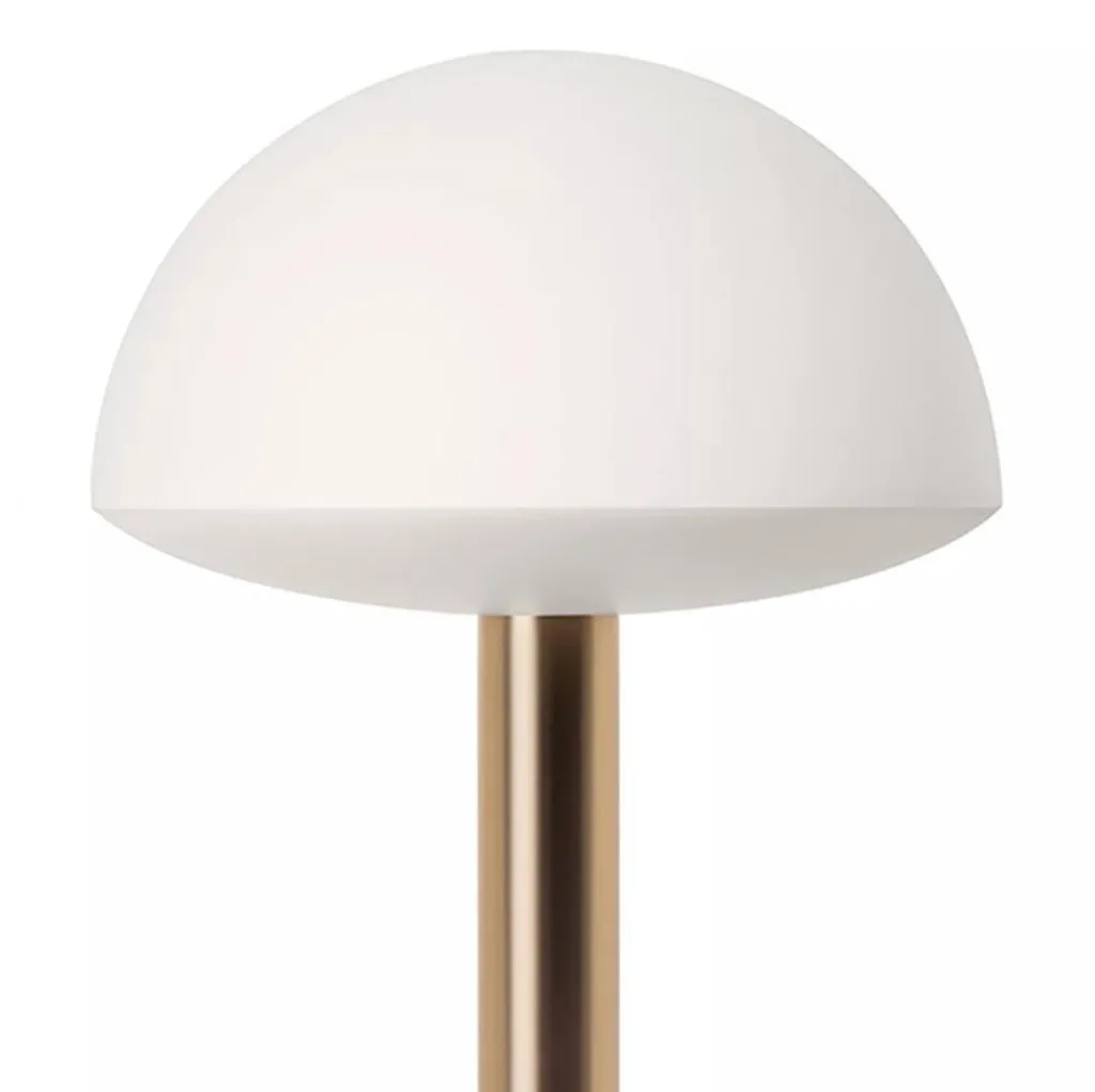Straluma Tafellamp op accu gold/frosted IP65> Buitenlampen|Tafellampen