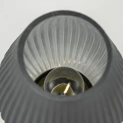 Straluma Tafellamp Tajera op batterij mat grijs/goud><noscript><img width=