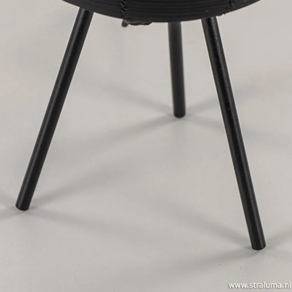 Straluma Tafellamp Tomek zwart draad 3-poot 70cm> Draadlampen|Light and Living