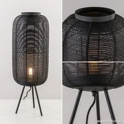 Straluma Tafellamp Tomek zwart draad 3-poot 70cm><noscript><img width=