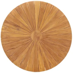 Straluma Teak houten buitentafel rond 130 cm><noscript><img width=