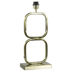 Straluma Trendy lampvoet Lutika licht goud exclusief kap> Tafellampen|Lampenvoeten