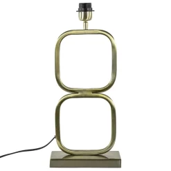 Straluma Trendy lampvoet Lutika licht goud exclusief kap> Tafellampen|Lampenvoeten