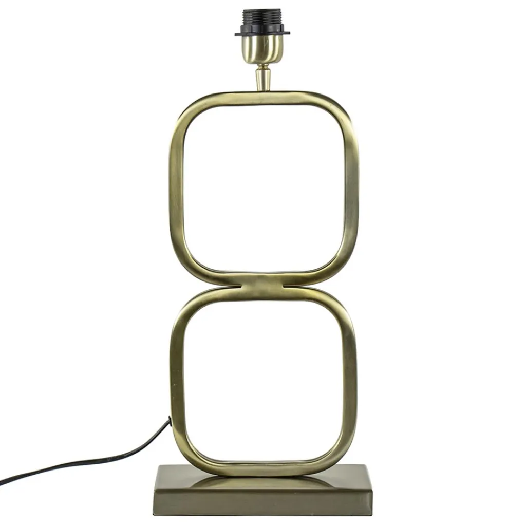 Straluma Trendy lampvoet Lutika licht goud exclusief kap> Tafellampen|Lampenvoeten